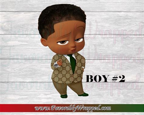 gucci boss baby invitation template